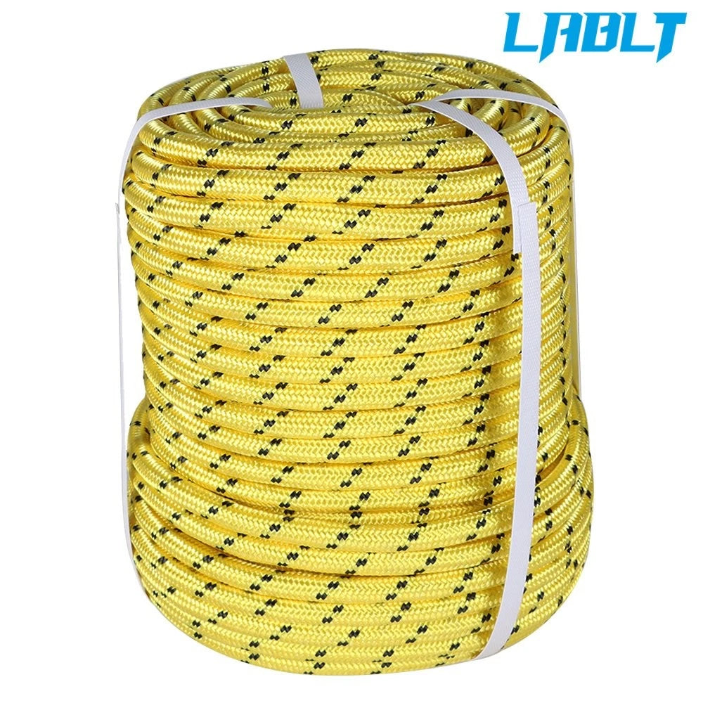 Double Braid Polyester Rope 1/2"×200' - Strong Pulling Cord