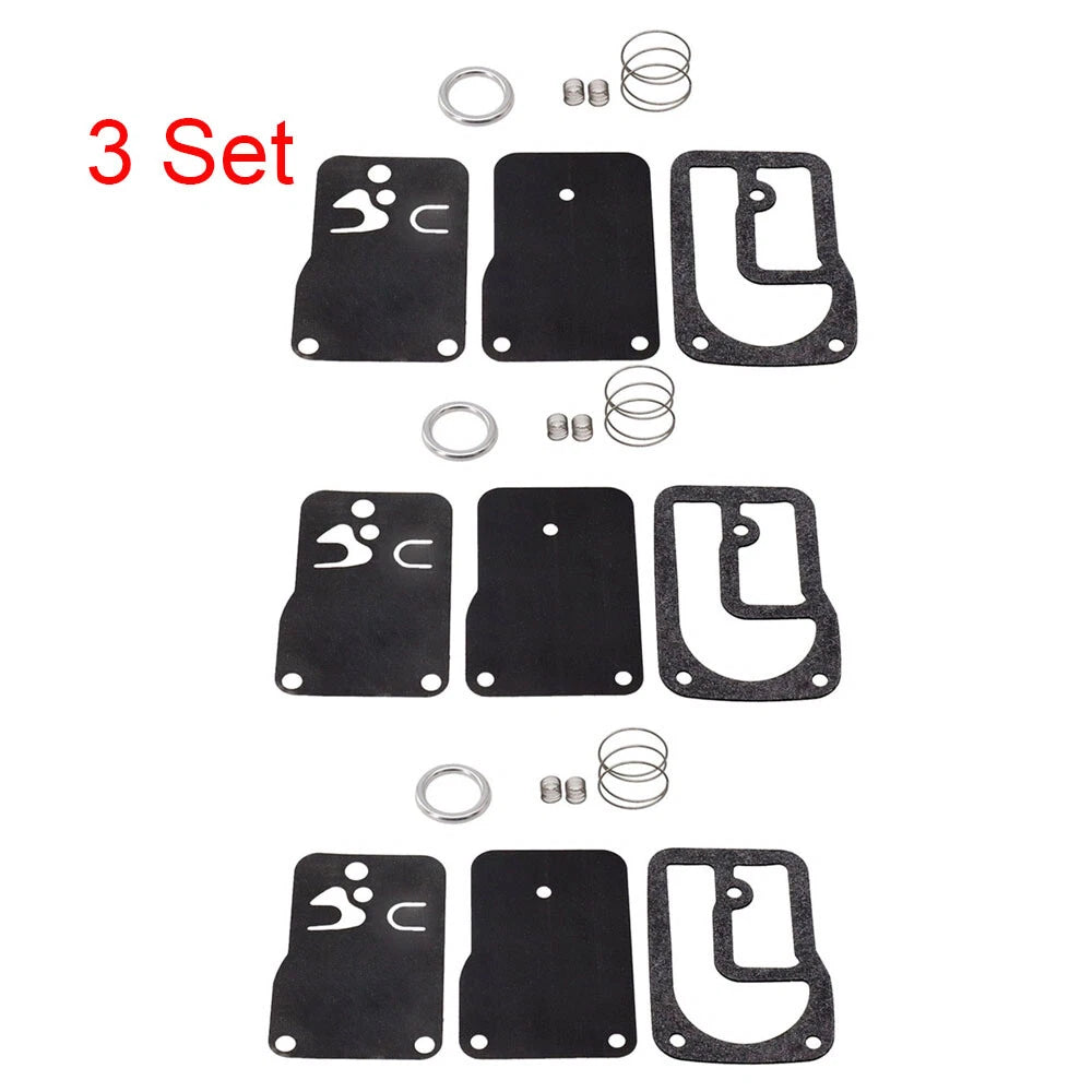 Set of 3 Fuel Pump Gasket Kit for Briggs & Stratton (393397, 401400, 402400, 402700)