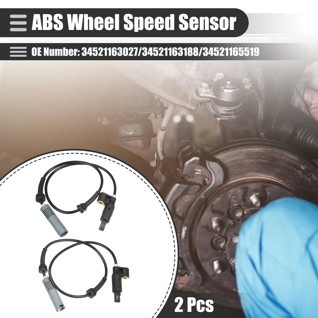 ABS Sensor Front Left Right Replacement for BMW 318i (1992–1998)