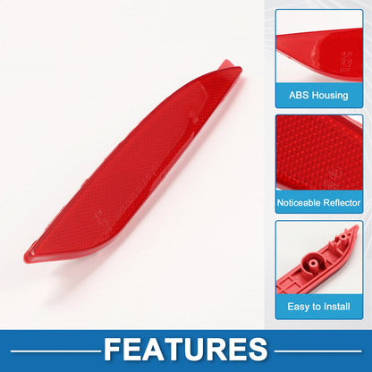 Rear Right Bumper Reflector No. 924063S000 for Hyundai Sonata (2011–2013) Red