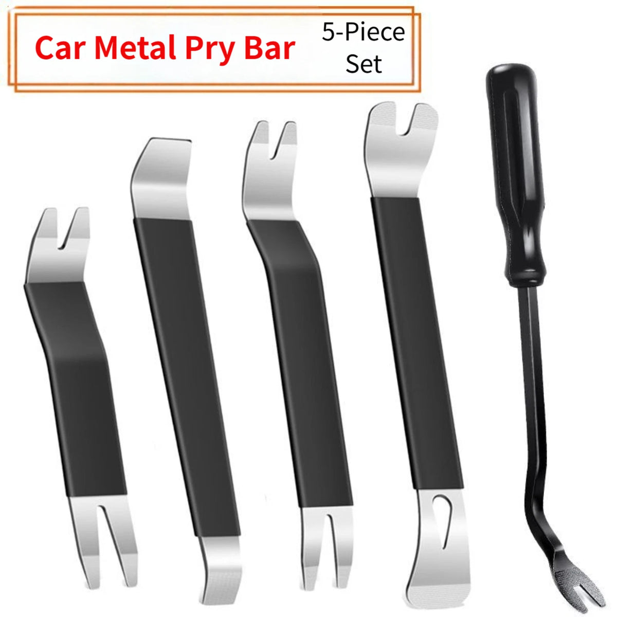 Car Trim Removal Tool for Interior Repair (Stainless Steel, ABS Handle)