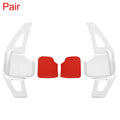 Steering Wheel Shift Paddle Pair Silver Tone Replacement for BMW F22 F23 (2014–2019)