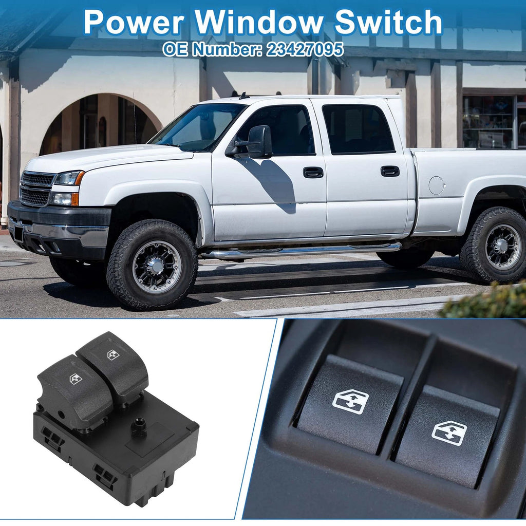 Front Power Window Switch for Chevrolet Silverado 1500 2500 3500 (2014–2018)