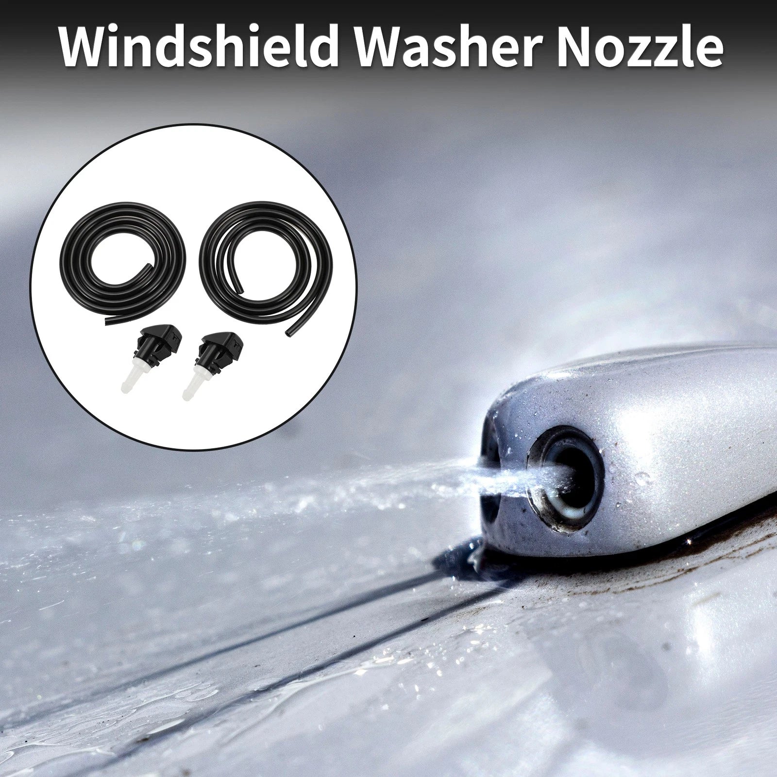 Windshield Washer Nozzle With Fluid Hose for Dodge Grand Caravan (2005–2020)