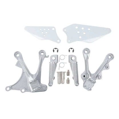 Front Driver Footrests Footpeg Bracket for Kawasaki Ninja ZX6R (2005–2008)