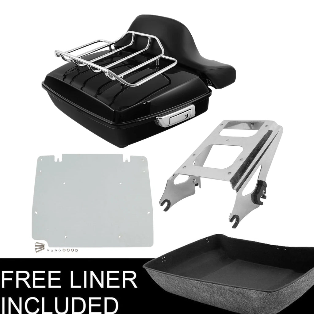 Chopped Trunk Mount Rack Base Plate for Harley Touring (2009–2013)