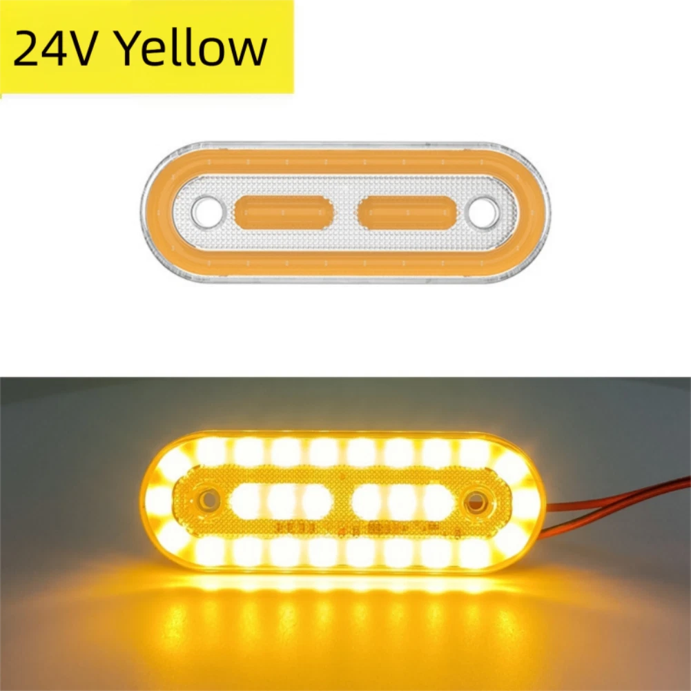 24 Volt Truck Side Marker Light LED COB Bright Turn Signal Indicator Lamp