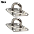 Stable Characteristics Diamond Eyeplate Attachment Deck Stainless Steel