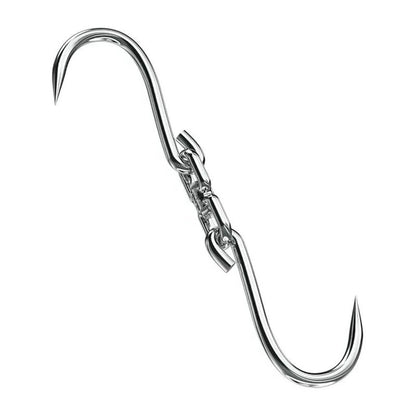 Stainless Steel Single Star Meat Hook 30cm for Beef Pork Lamb Processing