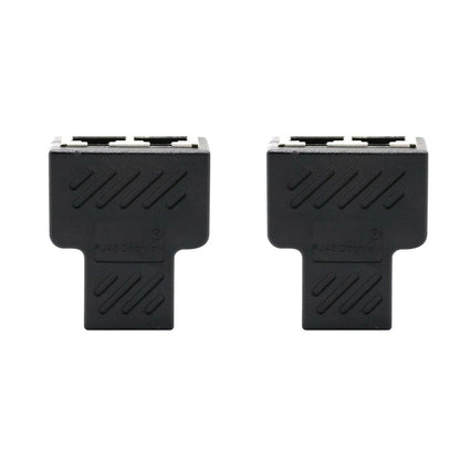2X RJ45 Splitter Adapter for Ethernet CAT5/CAT6 (1 to 2 Ways)