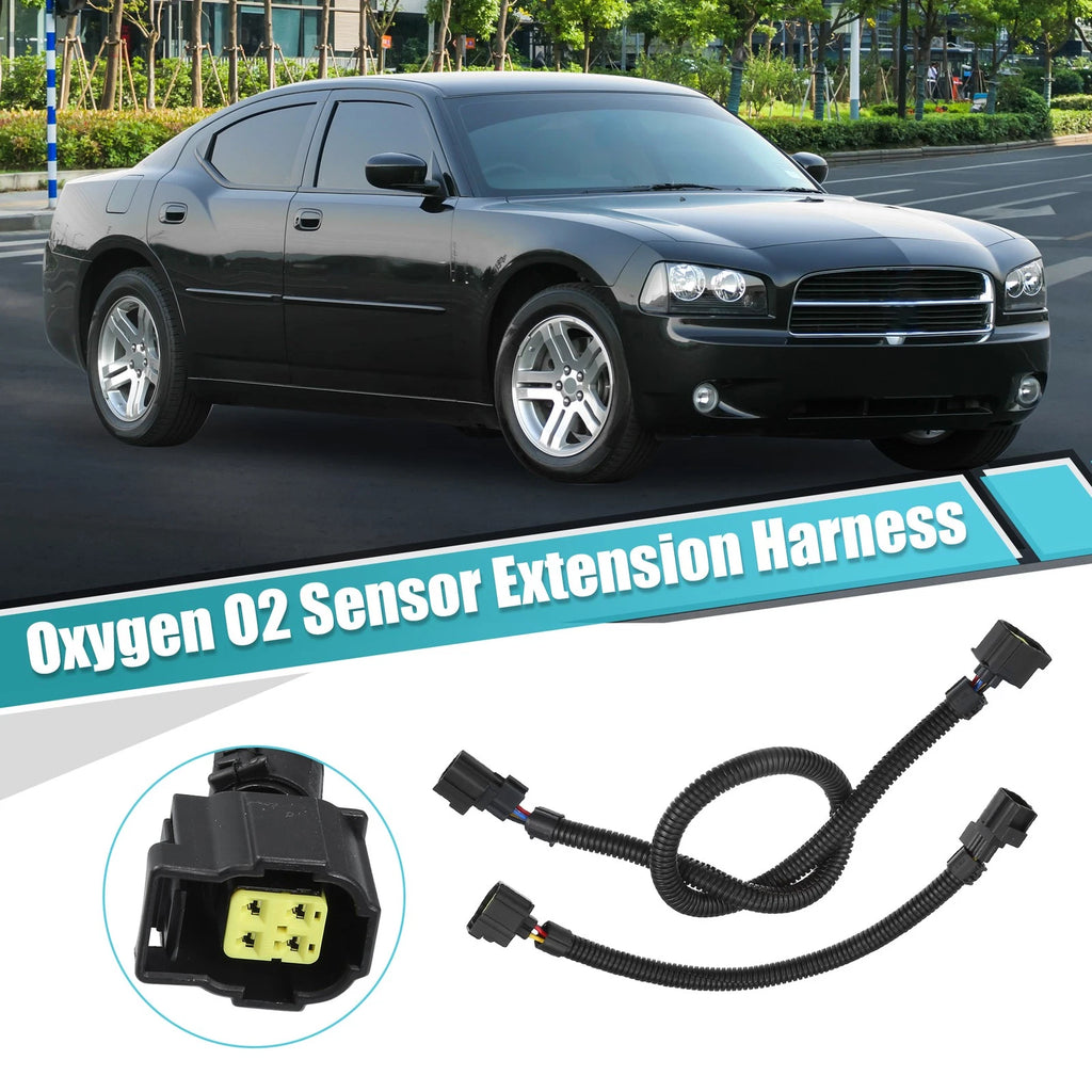 2Pcs Oxygen Sensor Extension Harness for Jeep Wrangler (2001–2019)