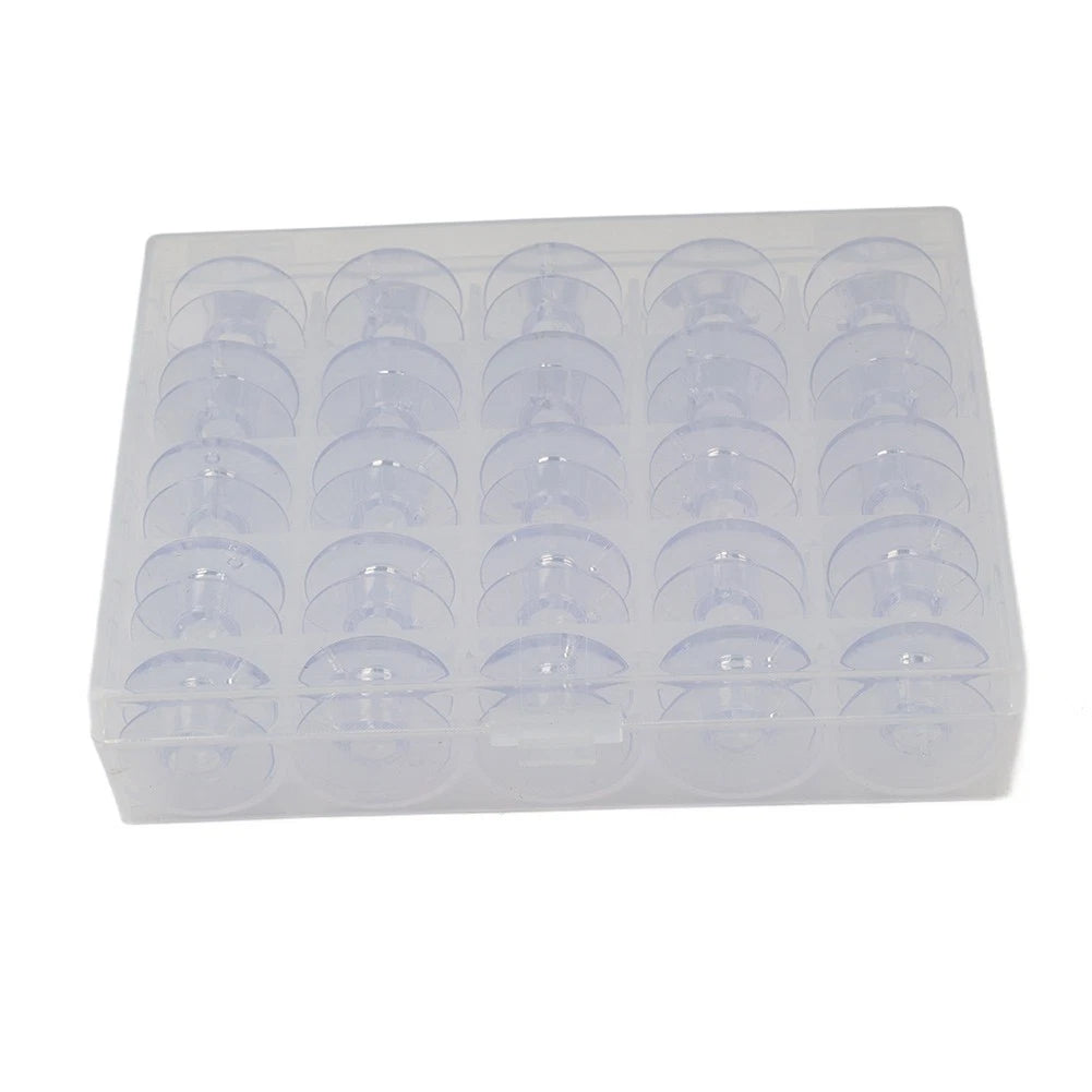 25 Pcs Plastic Bobbins for Singer Class 66 & White 8600, 8800 (#172336)
