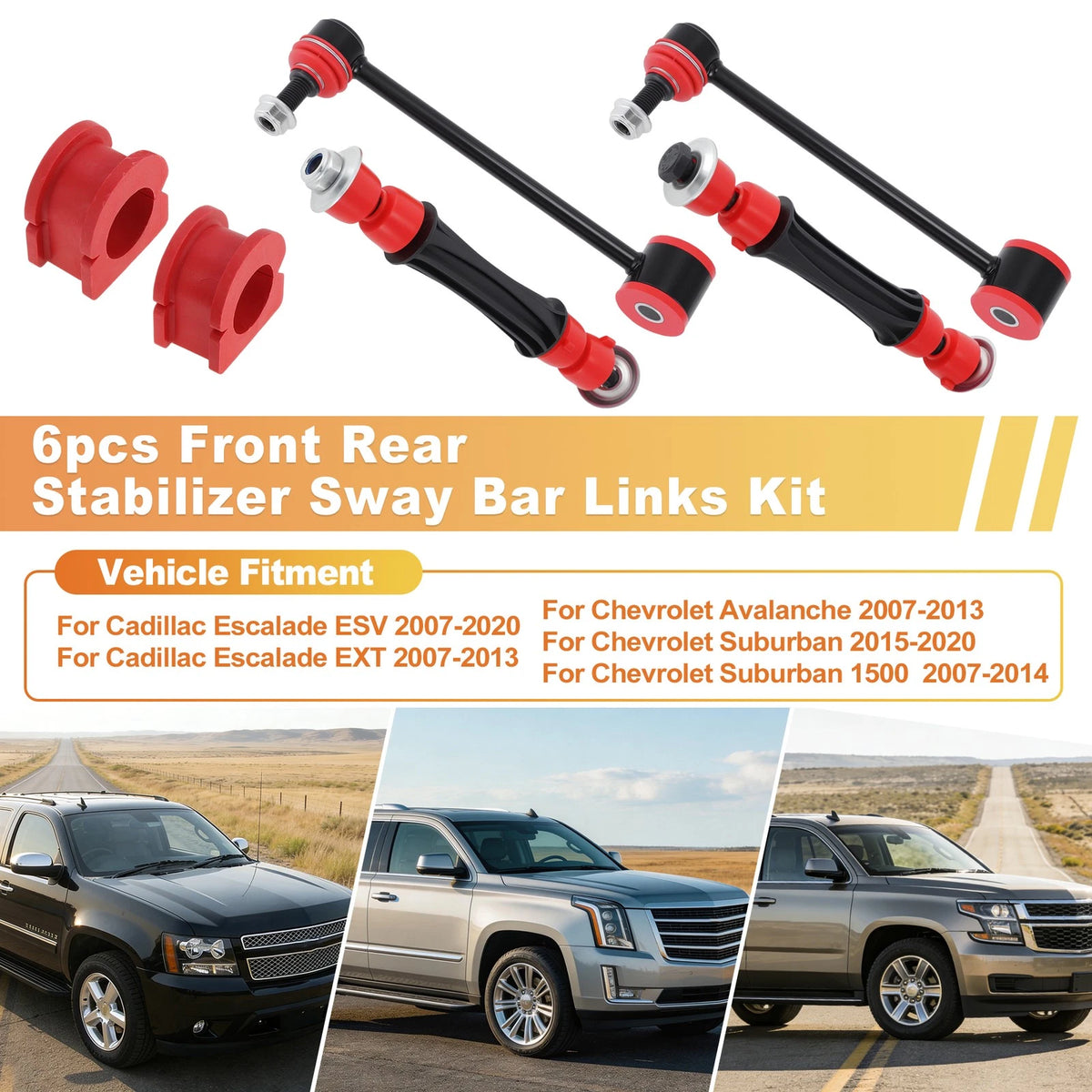 Sway Bar Links for Chevy Tahoe Suburban 1500 Avalanche Yukon Escalade (2000–2014)
