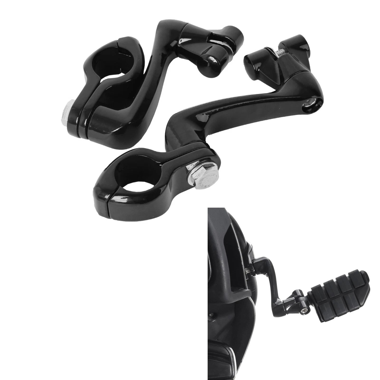360 Adjustable Highway Foot Peg Mounting for Harley (1 1/4" 32mm)