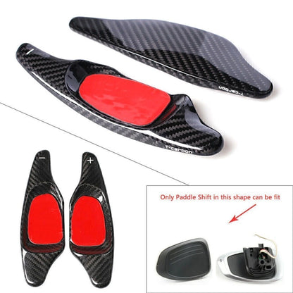 Carbon Fiber Shift Paddle Extensions for Audi S3 S5 A5 S6 SQ5 RS7 (2013–2020)