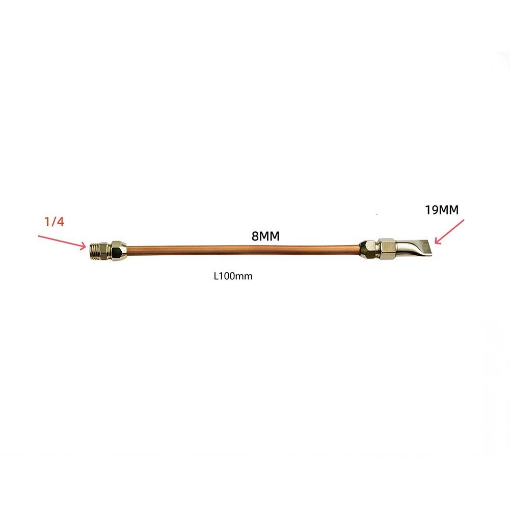 Coolant Nozzle 8mm Copper 1/4" Thread for CNC Machining