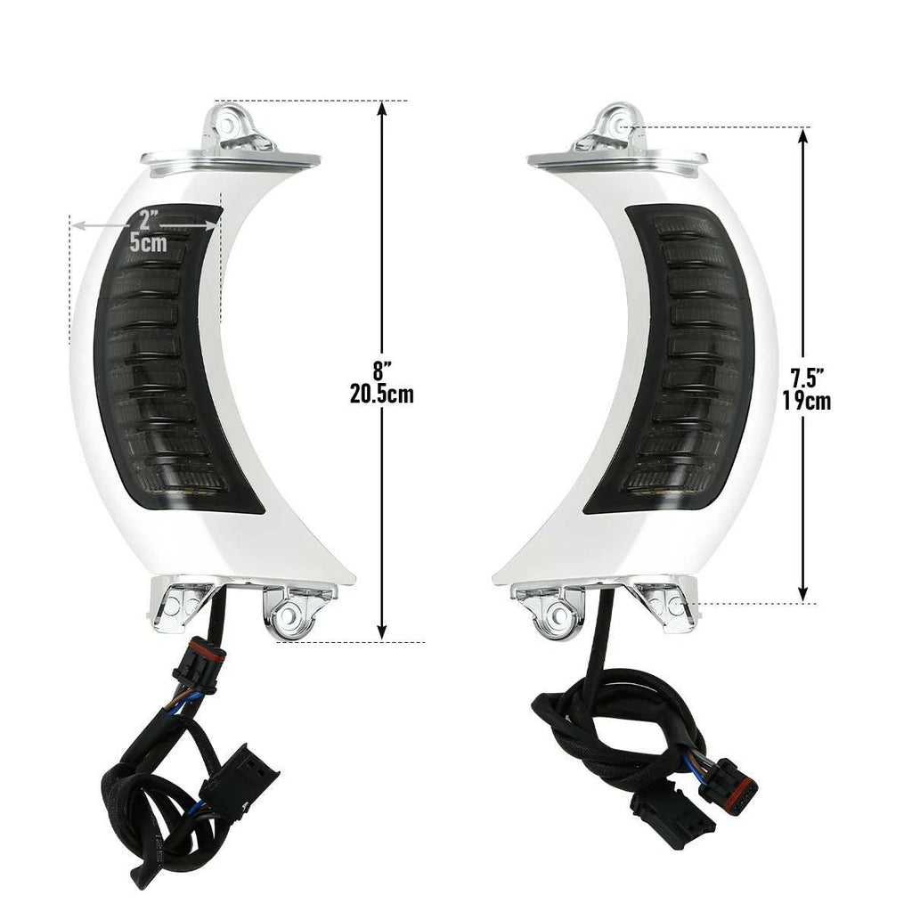Headlight Fairing Vent Turn Signals for Harley Road Glide (2015–2024)