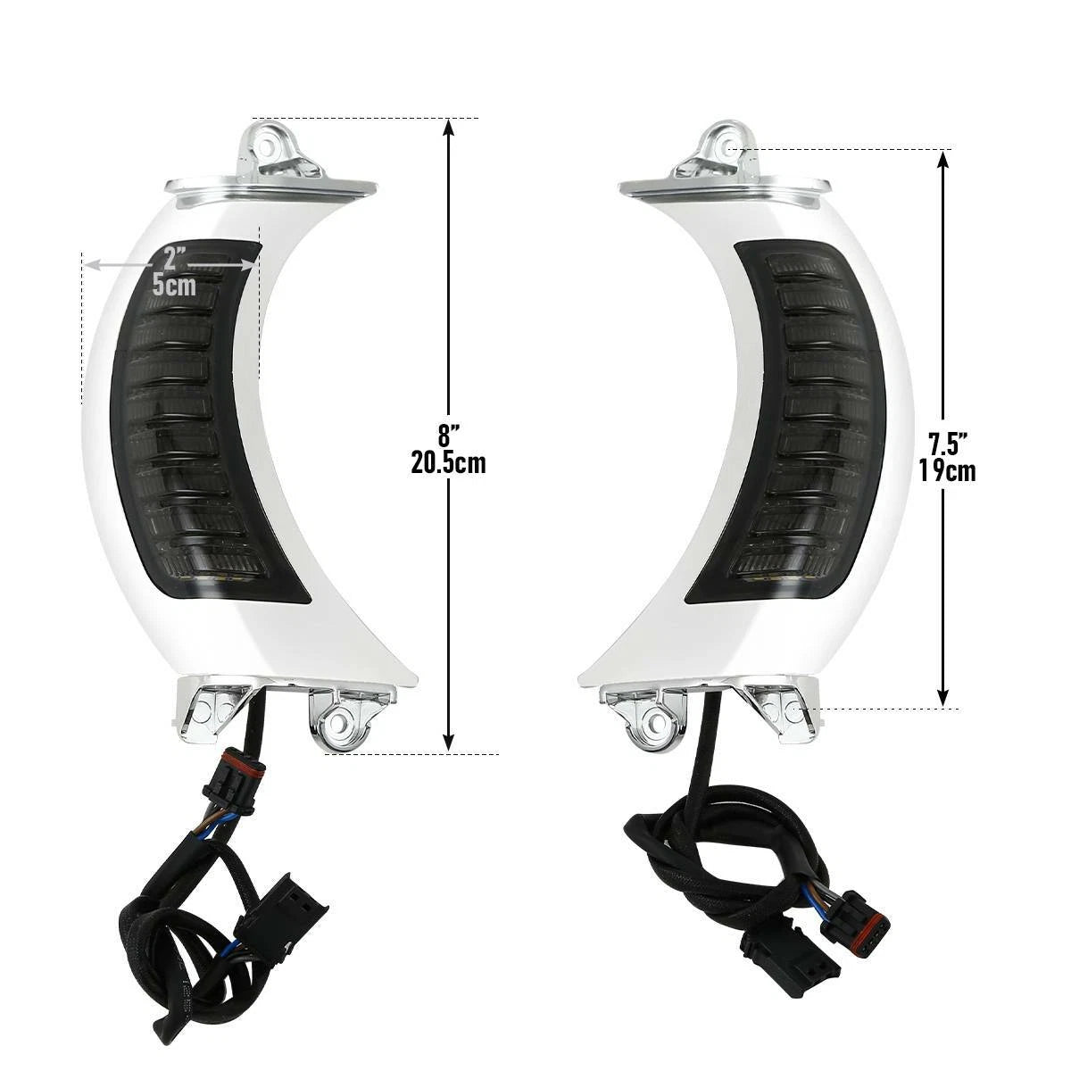 Headlight Fairing Vent Turn Signals for Harley Road Glide (2015–2024)