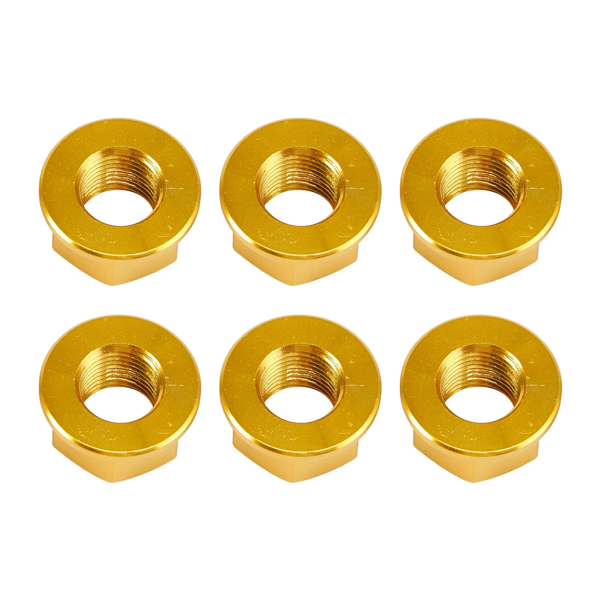 6x Rear Sprocket Nuts M10 Gold for Ducati Panigale V2 V4 V4S 1199 1299 (2012–2024)