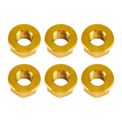 6x Rear Sprocket Nuts M10 Gold for Ducati Panigale V2 V4 V4S 1199 1299 (2012–2024)
