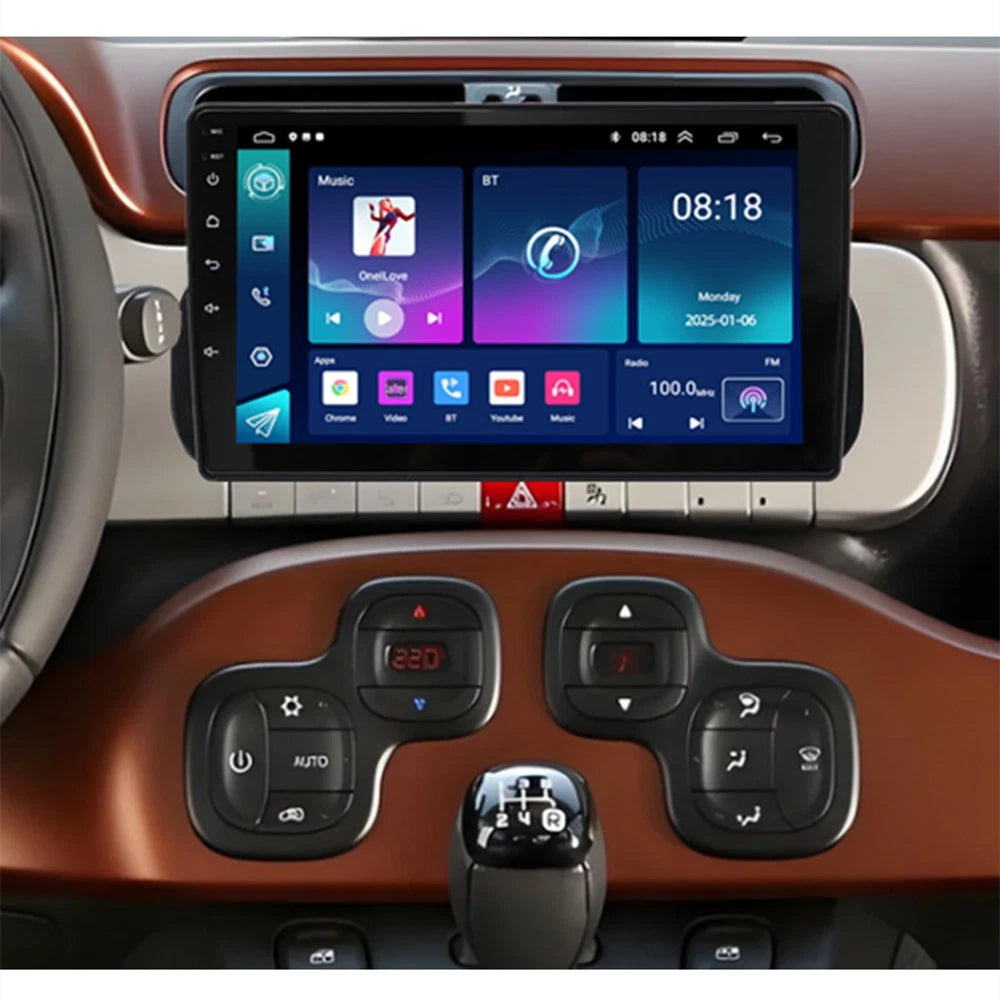 9'' Android Stereo Radio GPS Navigation for Fiat Panda (2013–2020)