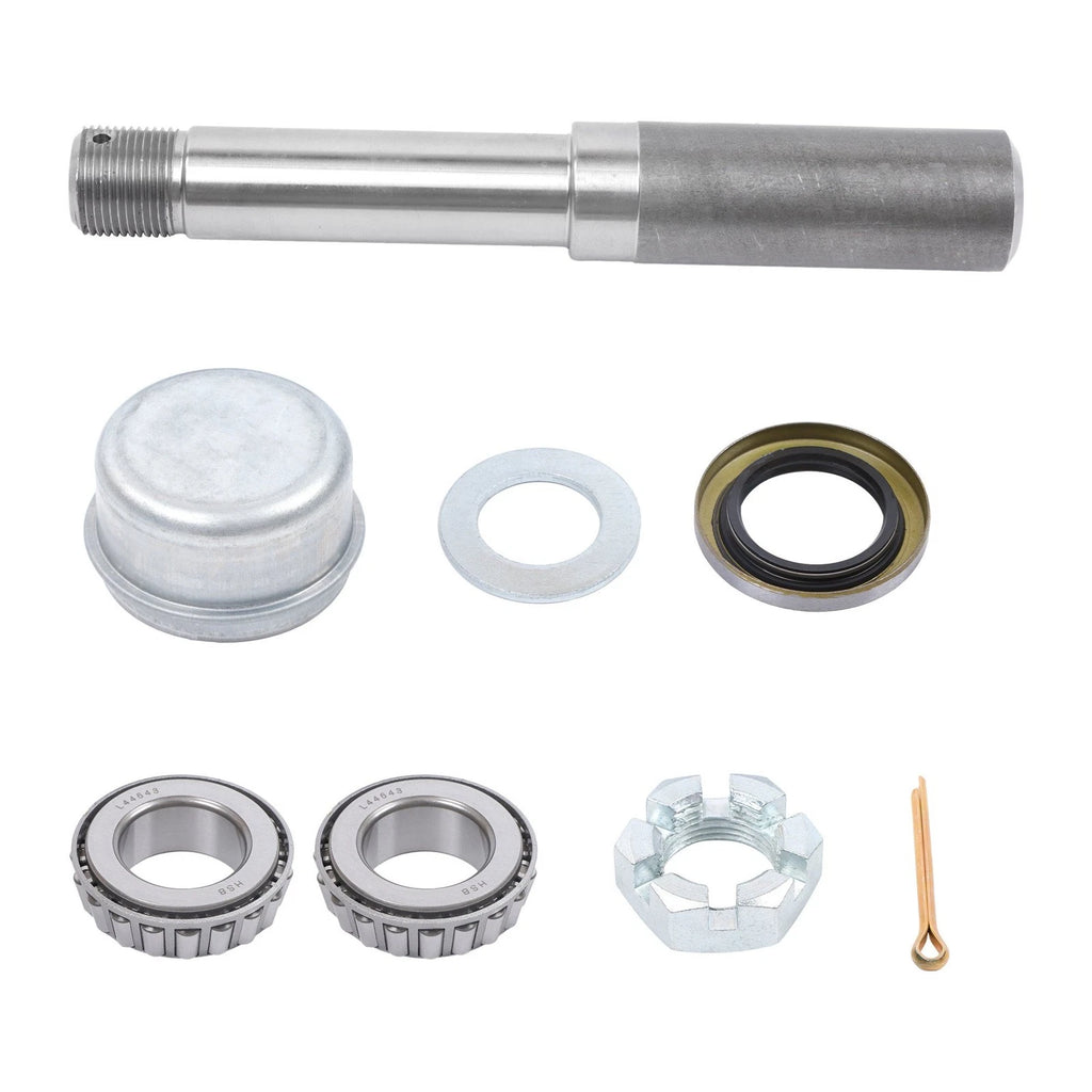 2,000 lbs Trailer Axle Spindle with 4-4" Bolt Circle Hub