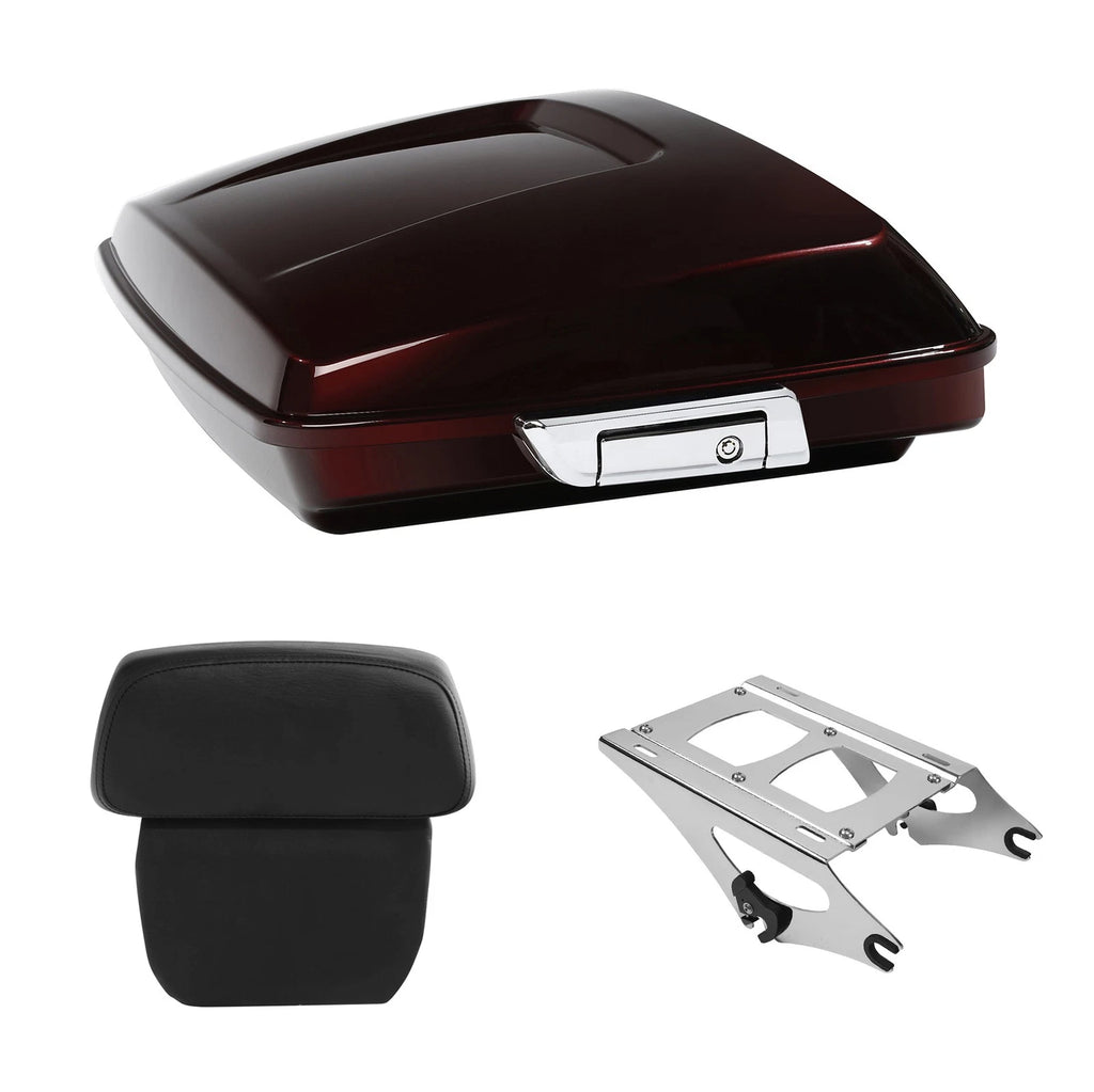 Trunk Backrest Pad Mount Rack for Harley Touring (2014–2026)