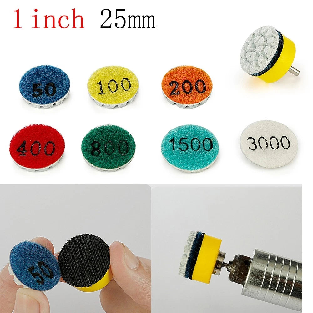 1 Inch Polishing Pad Buffer Disc for Marble and Granite (Wet/Dry)