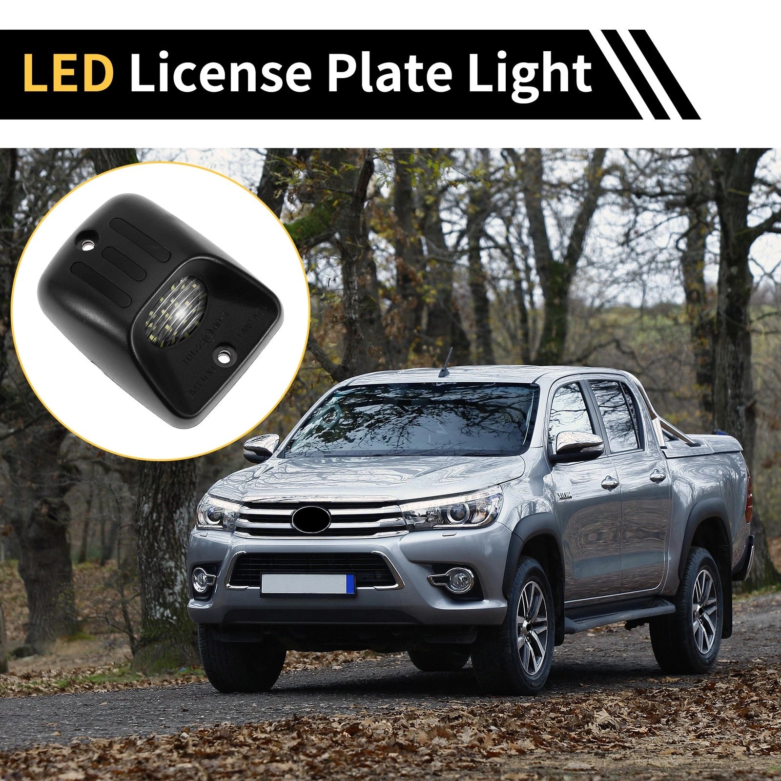 2pc License Plate Light Set Replacement for Toyota Tacoma (1995–2004)