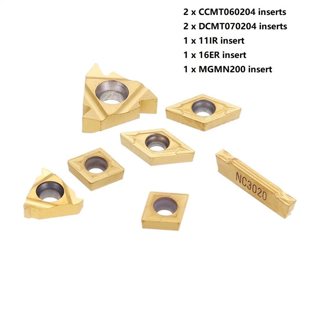 CCMT060204 Inserts for Lathe 12mm Shank Holder (Compatible with )