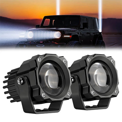 2Pcs 72W Offroad Driving Fog Lamp for Motorcycle SUV