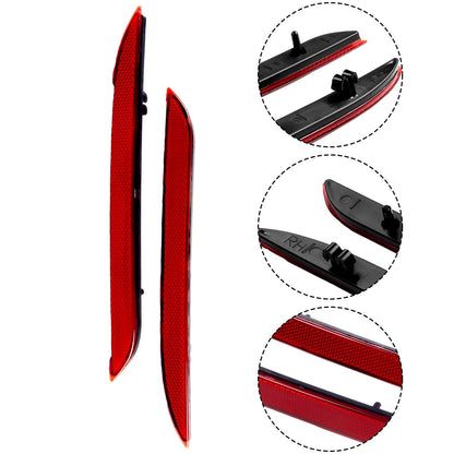 Set of 2 Rear Bumper Reflectors for Ford Mustang (2015–2017)