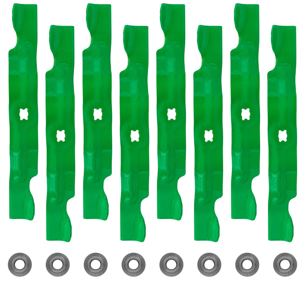 33 in Deck Blade and Nut Replacement for Troy-Bilt TB WC33 XP (2016–2019)
