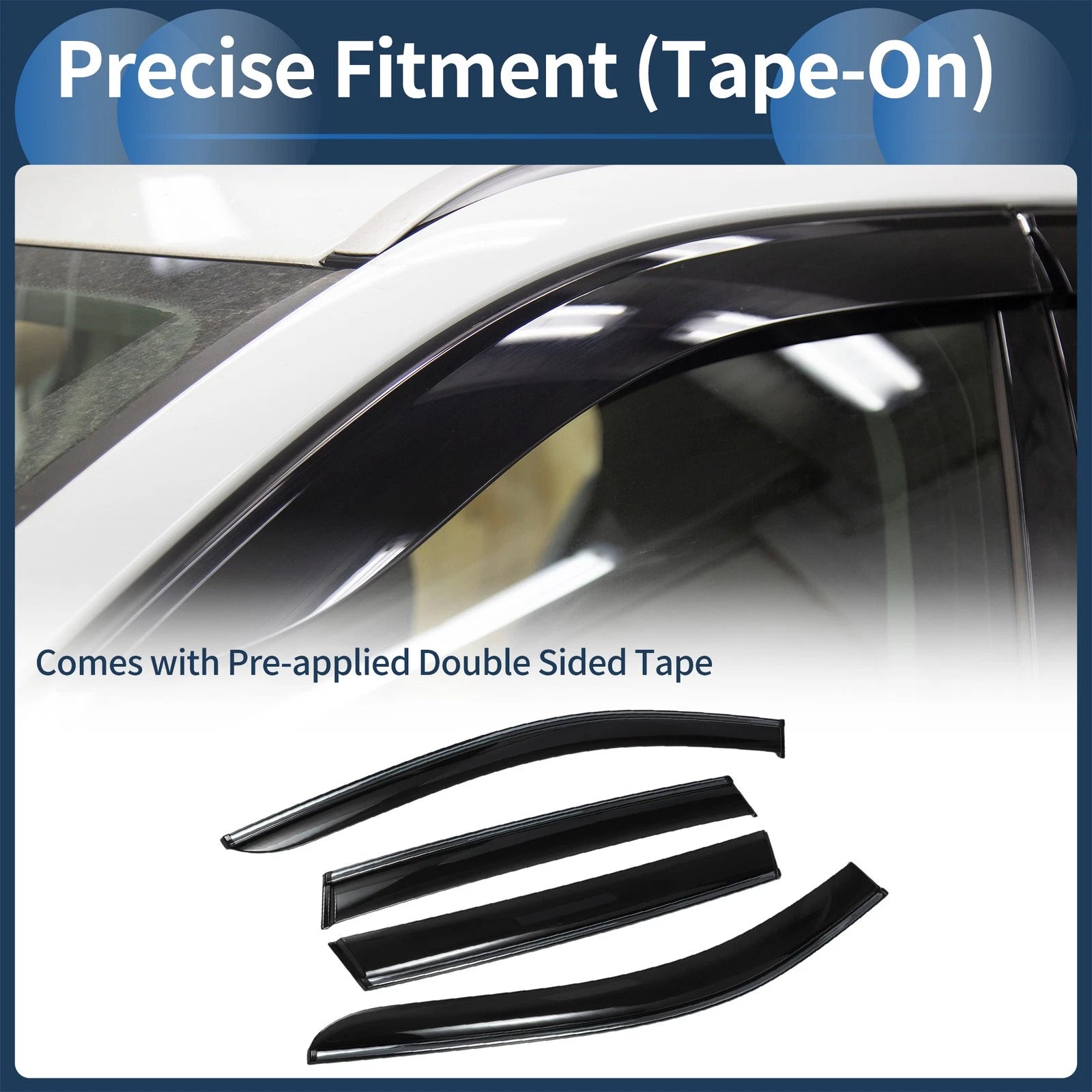 Window Deflectors Side Window Vent Visors for Mazda CX-50 (2023–2024)