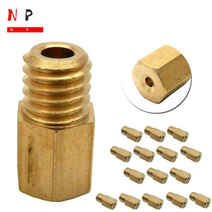 15 Pcs Hex Type Main Jets for Mikuni VM/TM/TMX Carburetor (#330-#470)