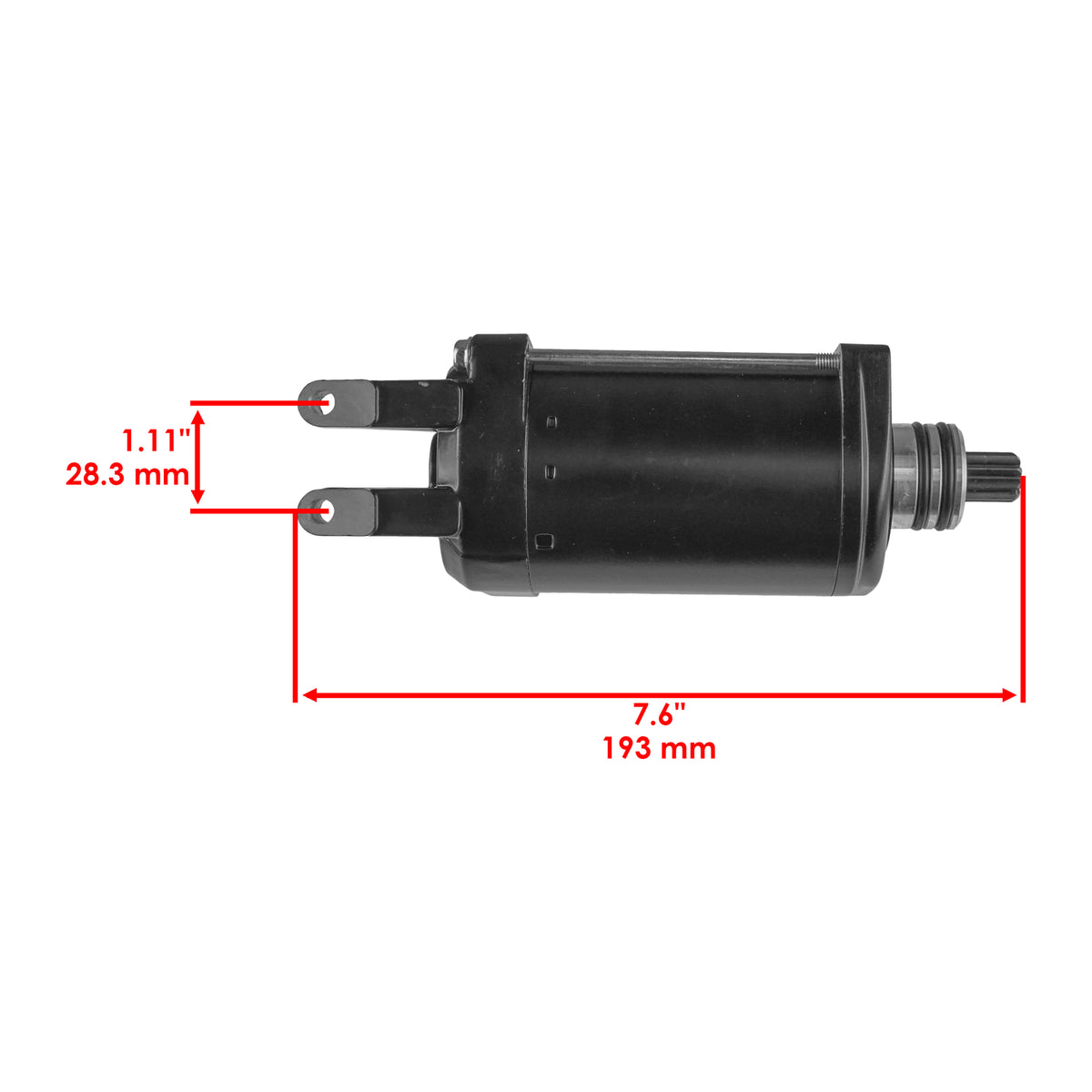 Caltric Starter Motor Replacement for Sea-Doo Spark Trixx (2018–2022)