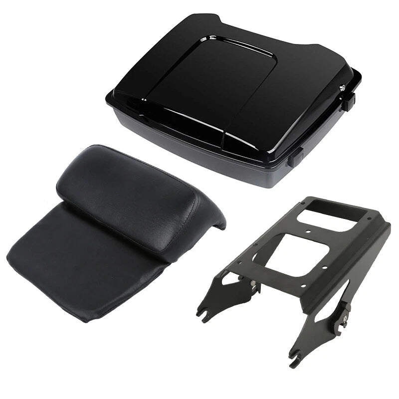 Razor Backrest 2-UP Mount Rack for Harley Touring Road Glide (2009–2013)