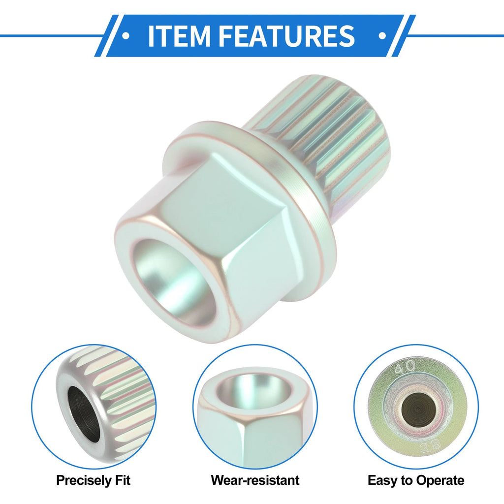 Wheel Lock Lug Nut Key Adapter for BMW (2004–2020) Anti Theft Removal