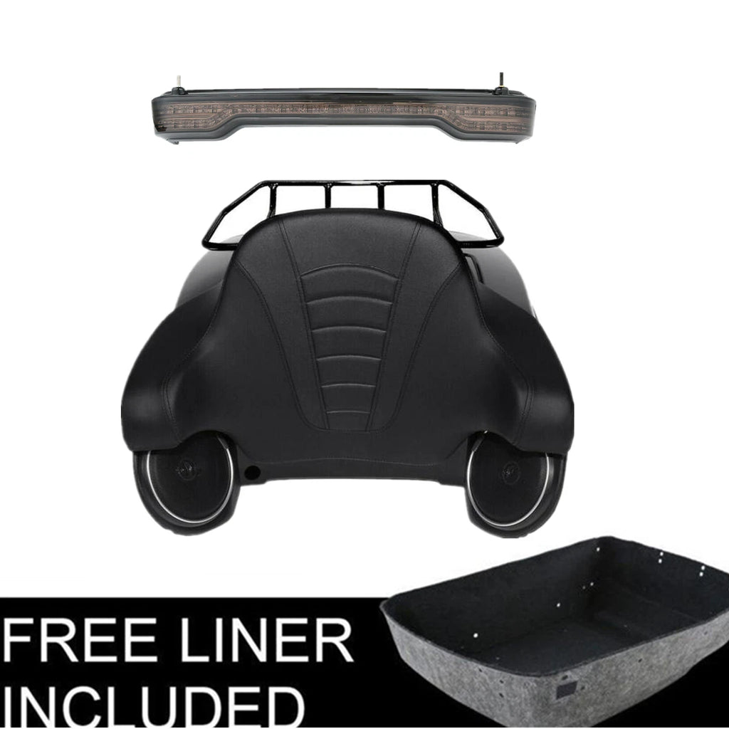 Backrest Rack & Speakers Light for Harley Touring Road Glide (2014–2026)