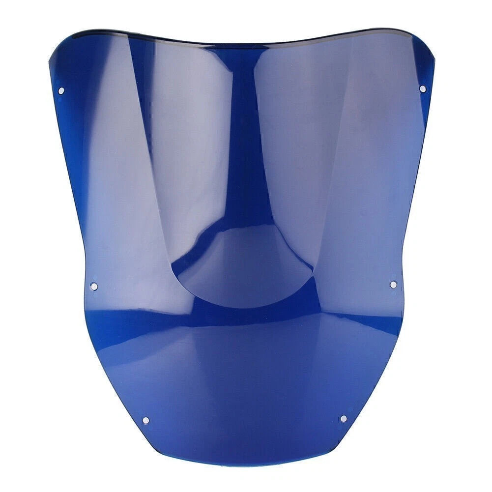 Double Bubble Windshield for Kawasaki Ninja ZX12R (2000–2001) Blue
