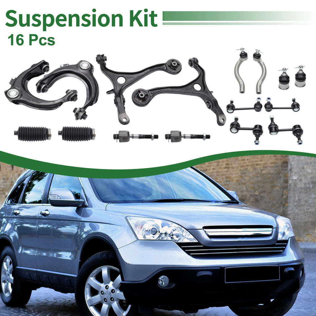 16pcs Front Suspension Control Arm Replacement Kit for Honda Accord (2008–2017)