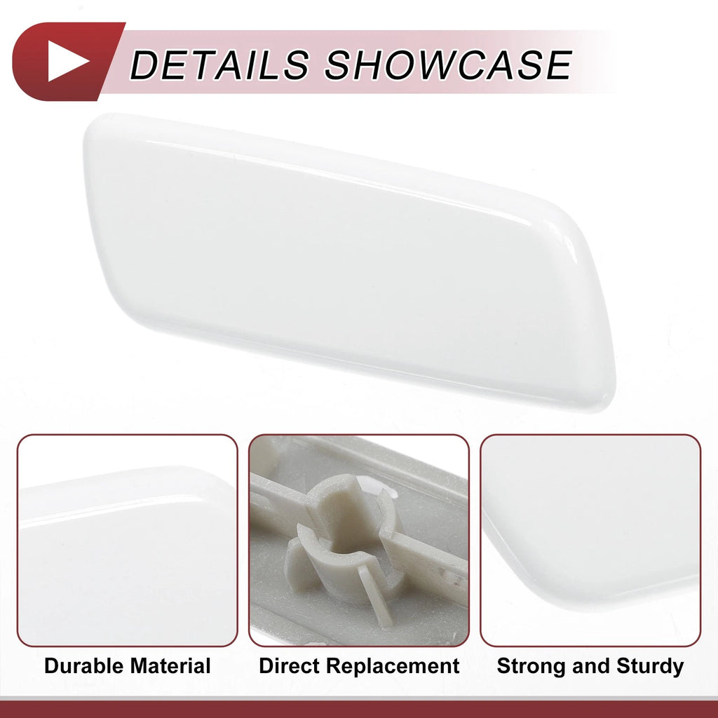 Front Right Washer Nozzle Cover Cap for Lexus RX350 (2010–2013) White