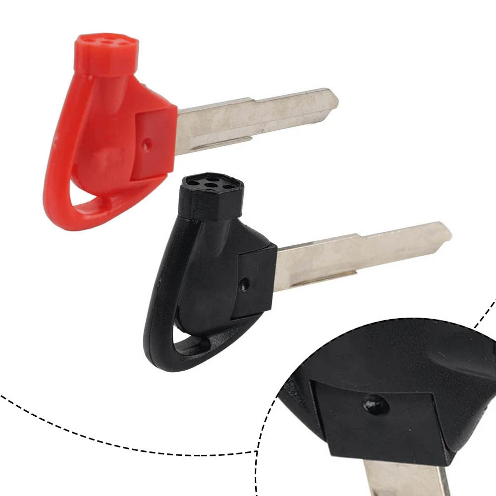 2PC Ignition Key Blank Shell Case for Yamaha Motorbike Scooter (Uncut Blade)