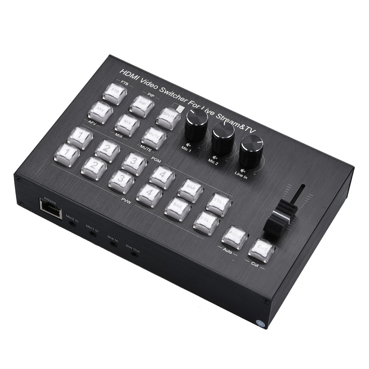 4K HDMI Video Switcher for Live Production Broadcast Station
