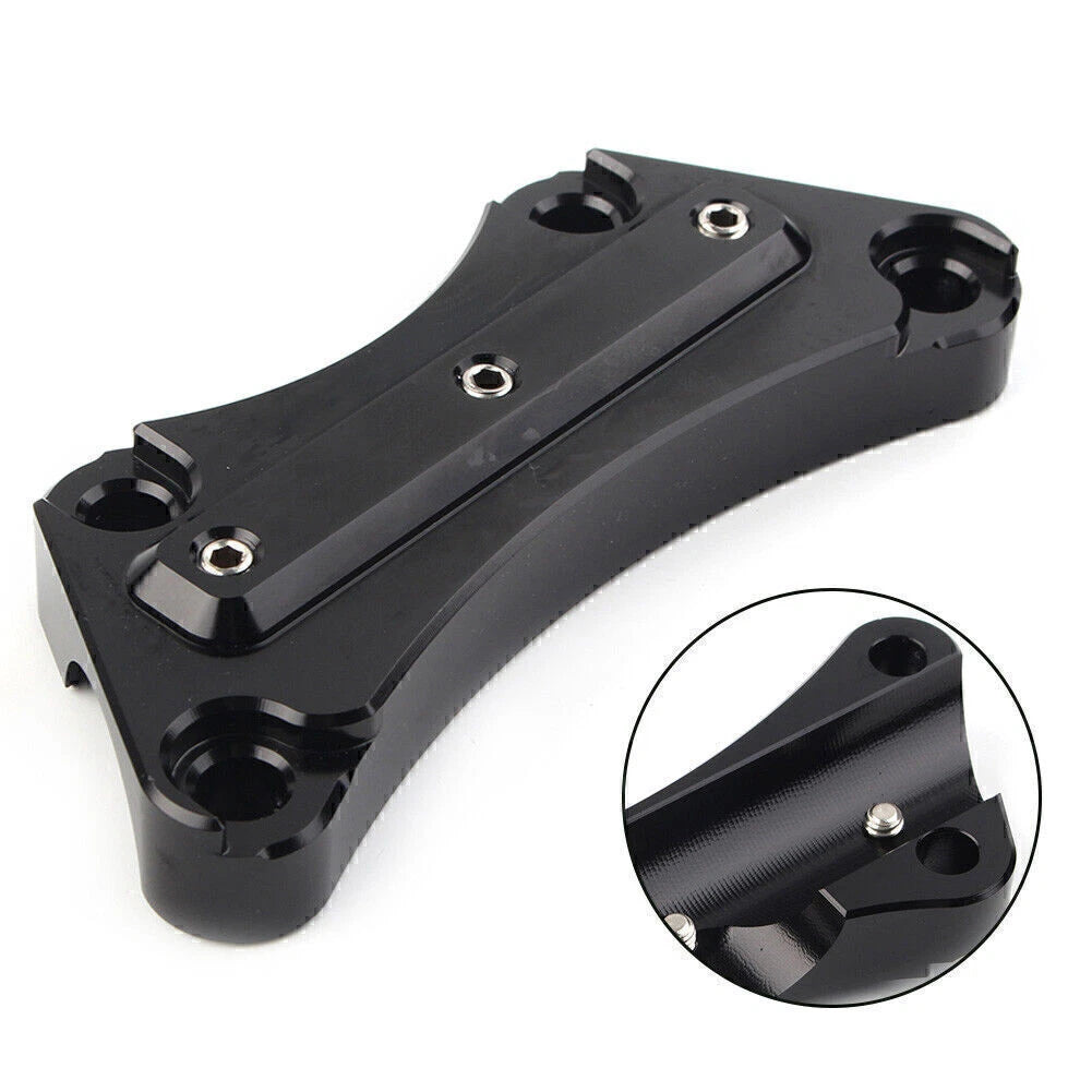 Black Top Handlebar Riser Clamp for Harley Touring (FLHX/R)