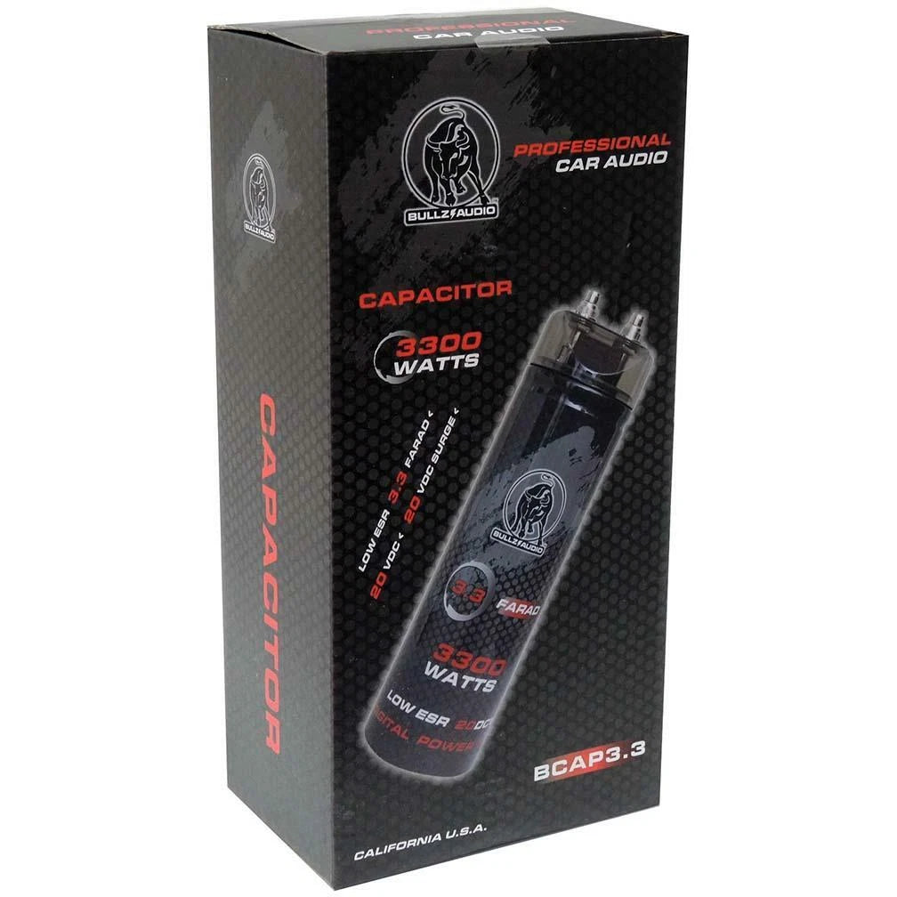 Bullz Audio BCAP3.3 Power Capacitor for Universal Applications (3.3 Farad)