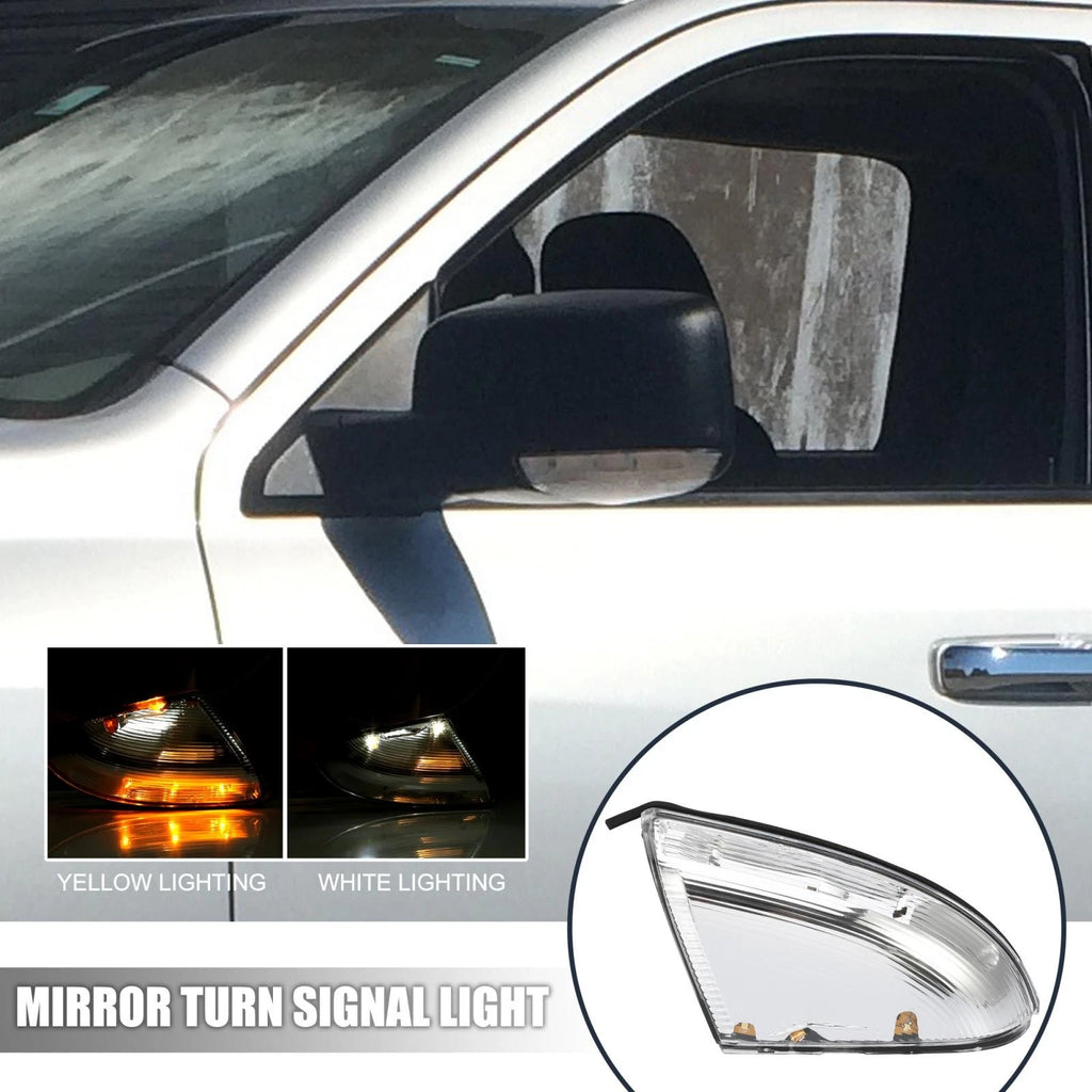 Driver Side Mirror Turn Signal Light Replacement for Dodge Ram 1500 (2009–2014)