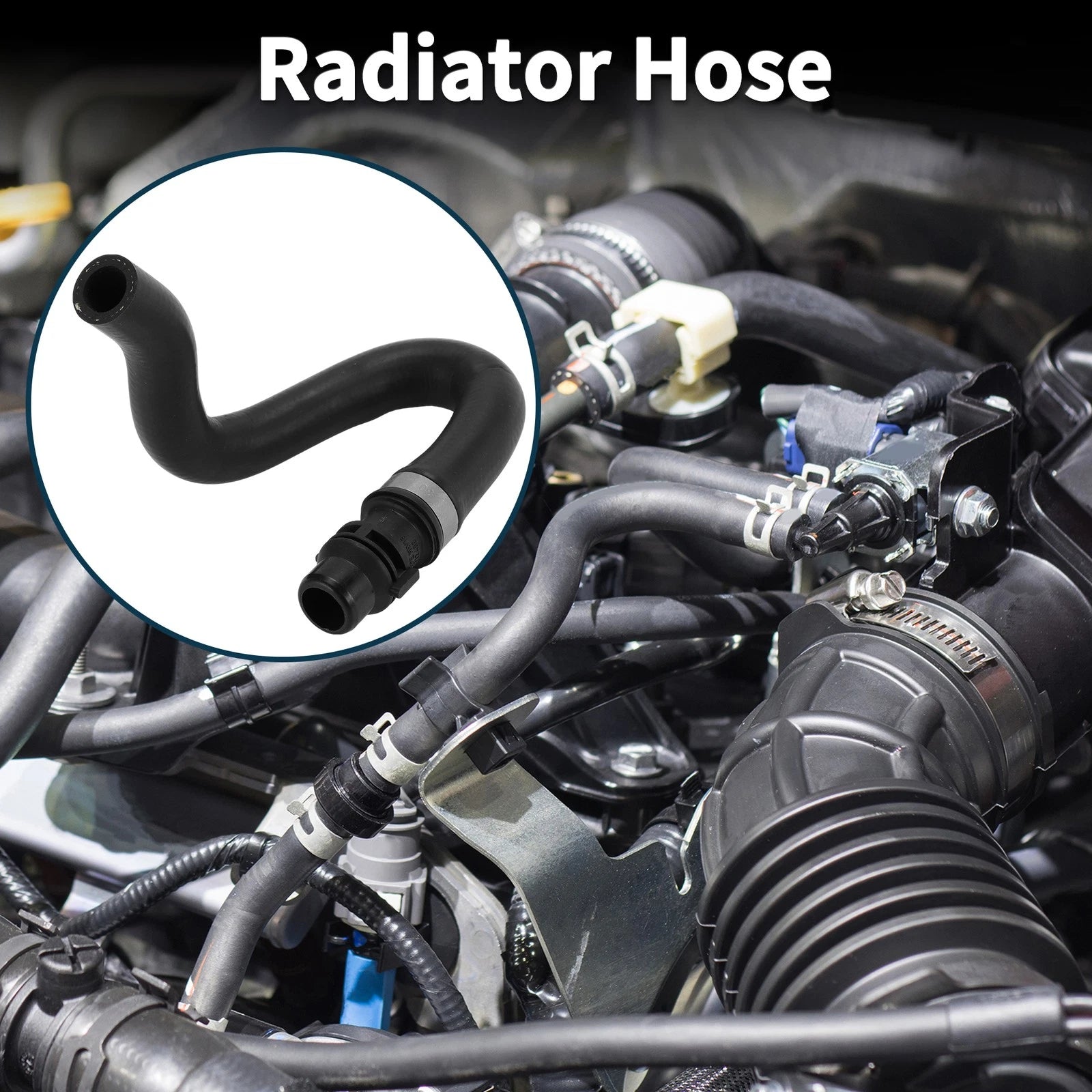 Radiator Hose Replacement for BMW 5 Series (2001–2010) Installed on Coolant Pipe