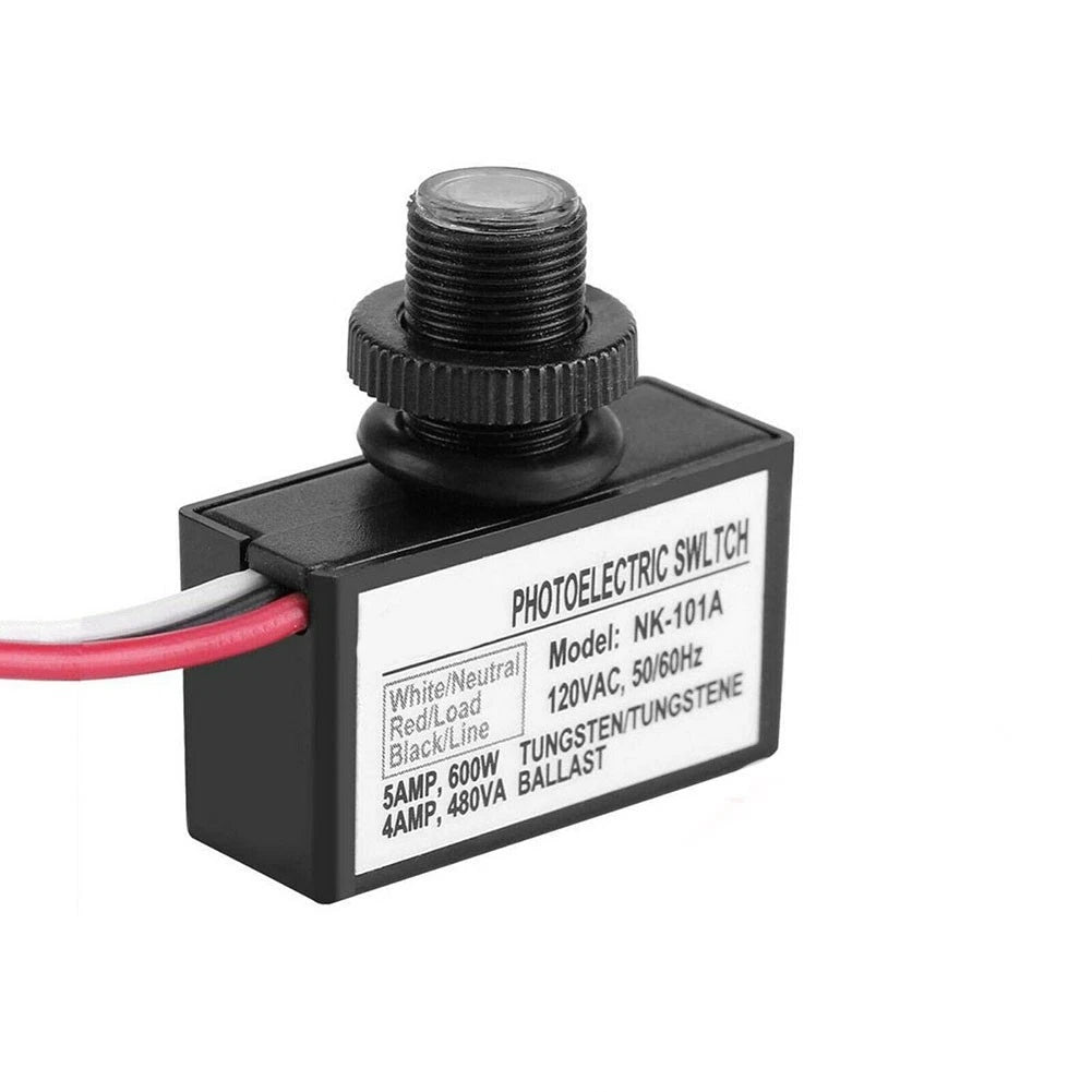 Automatic Dusk to Dawn Sensor NK-101A for Outdoor Light Control (120VAC)