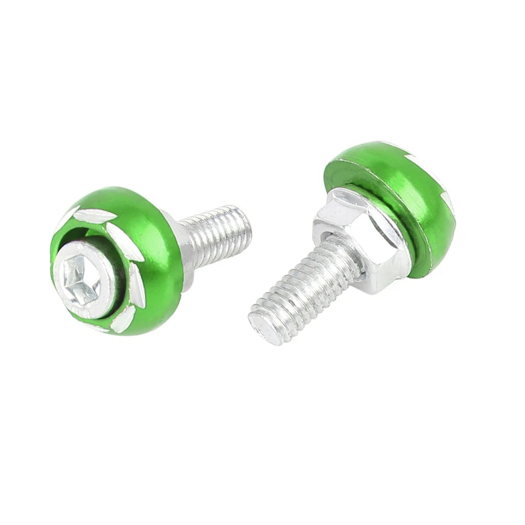 License Plate Frame Bolts Nuts 6mm Set for Universal Motorcycle (Any Year)